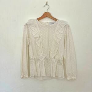 Textile Elizabeth & James – Marlowe Cinched Waist Eyelet Blouse